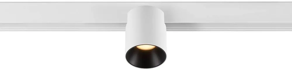 Versand Am Gleichen Tag SLV FIXT-IT!, 48V, DALI, rund, Surface mounted track, Spot, 2000-3000K, 7.4 W, 36°, weiß / schwarz