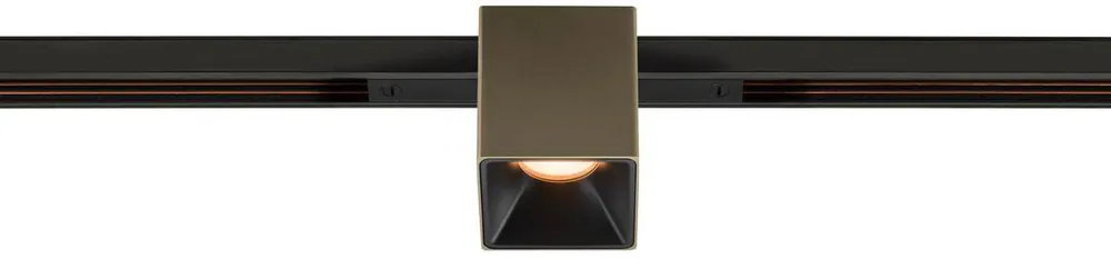 SLV FIXT-IT!, 48V, DALI, eckig, Standard track, Spot, 2700K, 6.6 W, 36°, bronze / schwarz Bestseller
