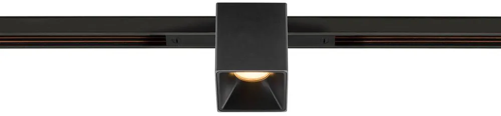 Billig SLV FIXT-IT!, 48V, DALI, eckig, Standard track, Spot, 2000-3000K, 7.4 W, 36°, schwarz / schwarz