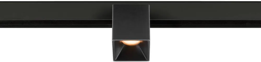 SLV FIXT-IT!, 48V, DALI, eckig, Surface mounted track, Spot, 2700K, 6.6 W, 36°, schwarz / schwarz Markenware