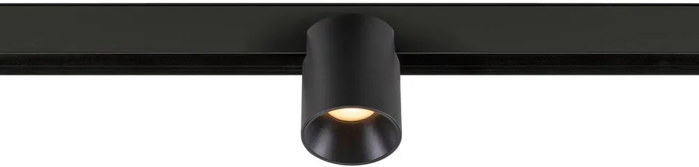 Gratis Versand SLV FIXT-IT!, 48V, DALI, rund, Surface mounted track, Spot, 3000K, 6.6 W, 36°, schwarz / schwarz