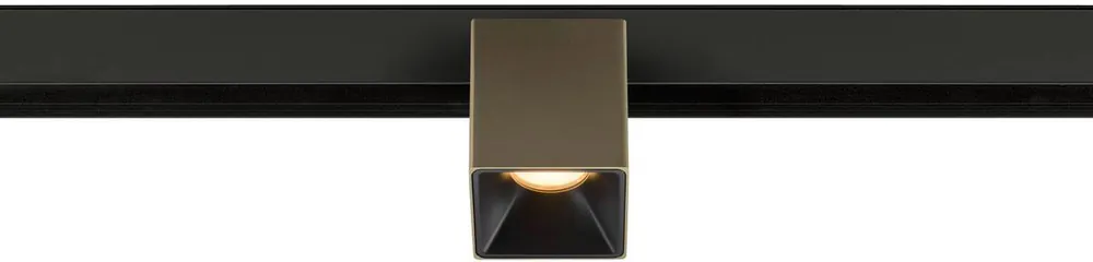 Billig SLV FIXT-IT!, 48V, DALI, eckig, Surface mounted track, Spot, 2000-3000K, 7.4 W, 36°, bronze
