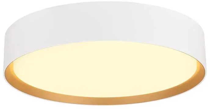 SLV DECONA 30 CL, PHASE, Deckenaufbauleuchte, rund, 3000/4000K, 17 W, weiß / gold Jetzt Kaufen
