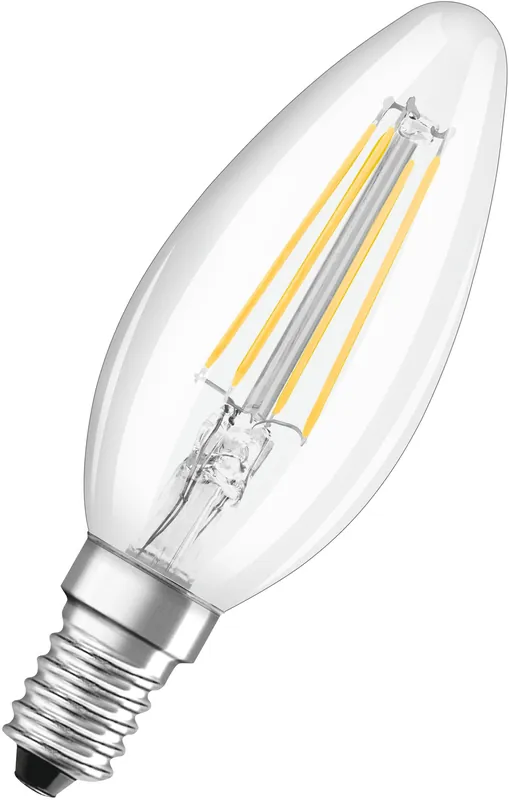 OSRAM LED-Sockel Classic B 40 Glühfaden 4W 827 Klar E14 Preisknaller