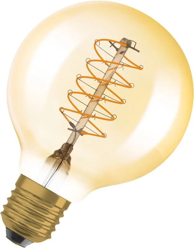 OSRAM Vintage 1906 Globe 80 37 Glühfaden DIM 4,8 W 822 Gold E27 Kostenloser Versand