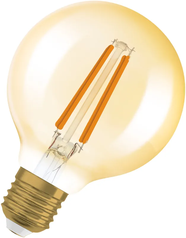 Kostenloser Versand OSRAM Vintage 1906 Globe 80 60 Glühfaden DIM 7,2 W 824 Gold E27