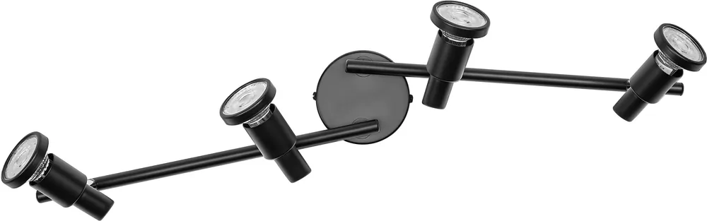 LEDVANCE LED-Spot GU10 Schwarz 4 x 3,4 W 927 DIM Geprüft