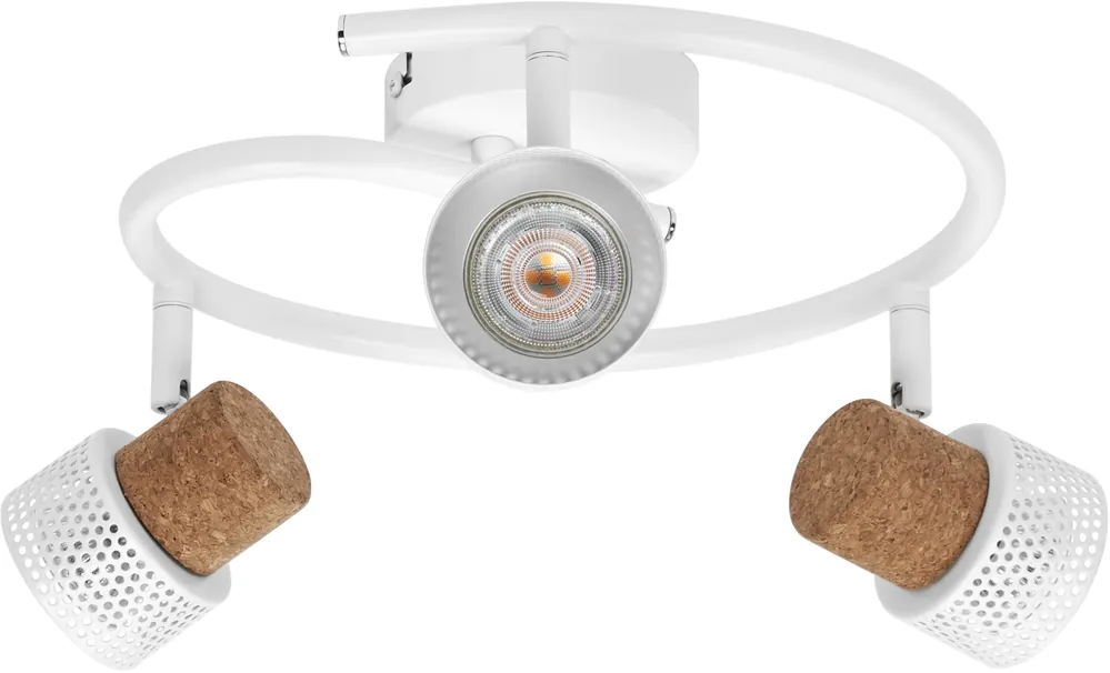 LEDVANCE Decor Spot Cork GU10 Weiß Spiral 3x3,4W 927 DIM Saisonangebot