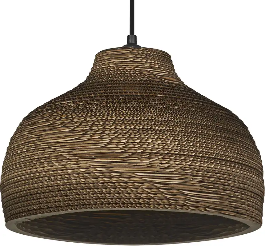 LEDVANCE Decor Kartonhut Pendelleuchte E27 Braun Mega-Angebot