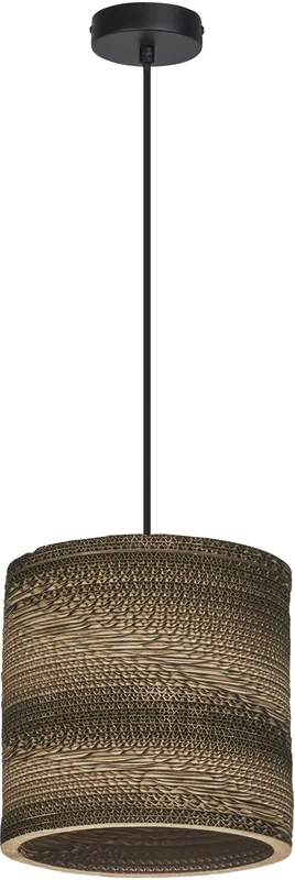 LEDVANCE Decor Kartonzylinder Pendelleuchte E27 Braun Geprüft