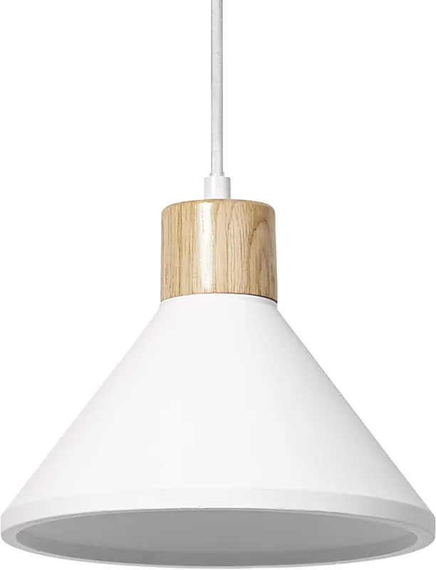 Schnäppchen LEDVANCE Decor Plaster Holz Pendelleuchte 220 mm E27 Weiß