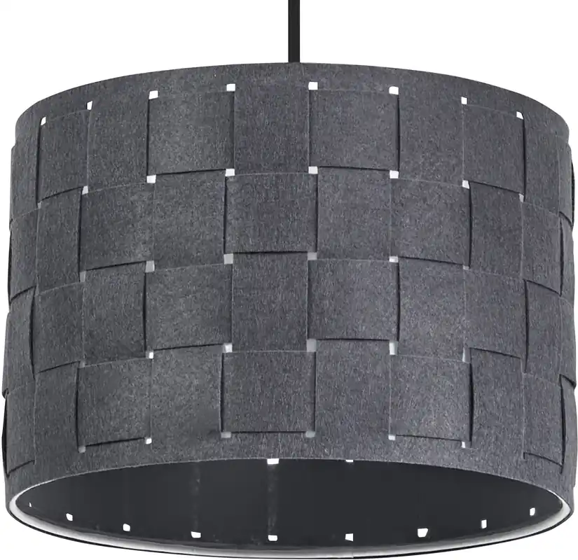 LEDVANCE Decor Filzgewebe Pendelleuchte 280 mm E27 Dunkelgrau Echt