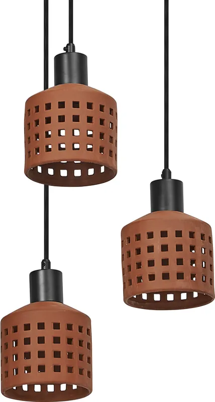 LEDVANCE Decor Clay Fenster Pendelleuchte PL 3XE27 Braun Begrenztes Angebot