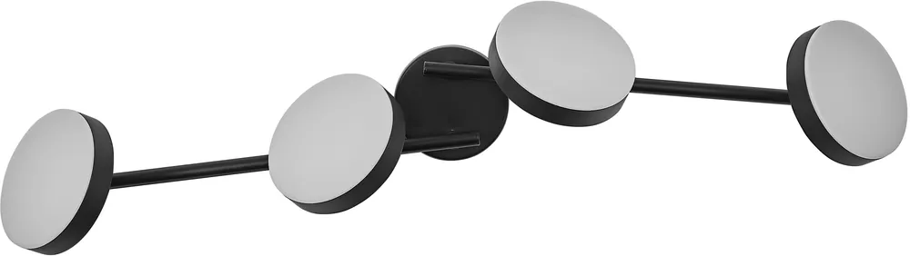 LEDVANCE Decor Spot Moon 4Spot 21W 830 Schwarz Neuheit