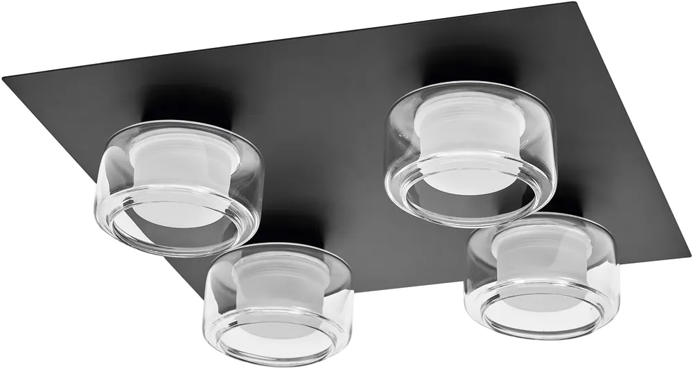 Solange Der Vorrat Reicht LEDVANCE Orbis Flame 4X5,5W Click CCT IP44 Schwarz