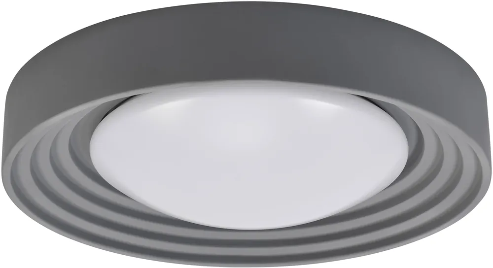 Echt LEDVANCE Orbis Concrete 500 mm 24,5 W 830 Click Dim Grau