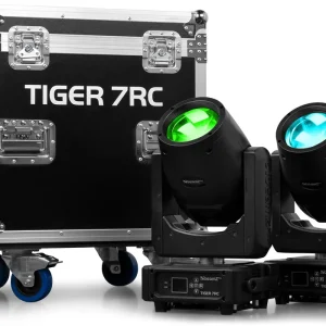 Saisonangebot beamZ Pro Tiger 7RC 230W Beam Moving Head 2 Stück im Flightcase