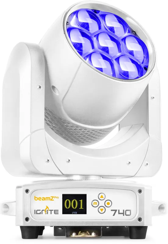 Zertifiziert beamZ Pro IGNITE740WH LED Wash Moving Head mit Zoom
