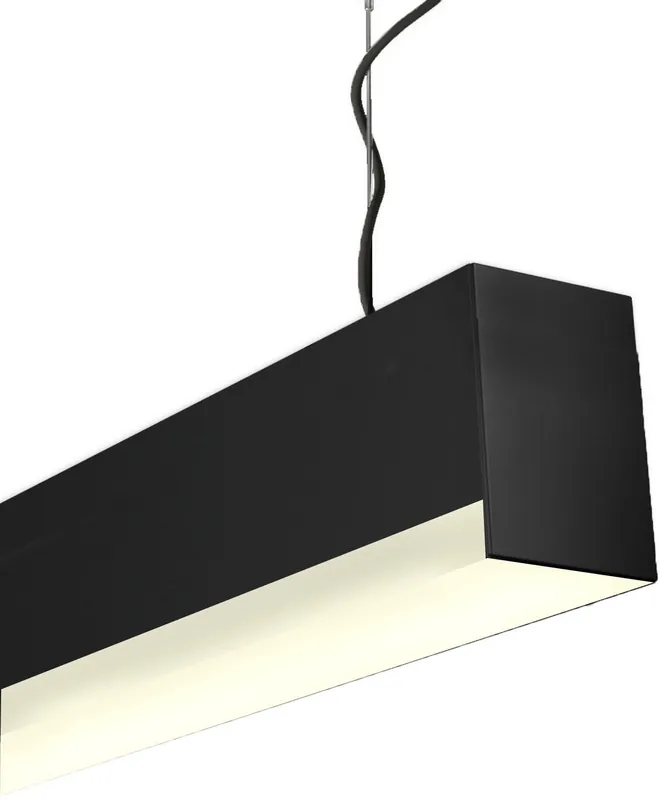 Preis Gesenkt ISOLED PROLAMP30HIDhs Pendel 68W schwarz, 1500mm, U-Cover, Push/DALI dimmbar, CCT+CCT
