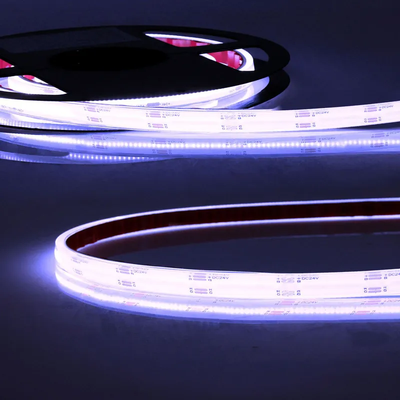 Rabatt ISOLED LED HT RGB COB Flexband für bis zu 100°C Umgebungstemp., 24V DC, 14,4 W, IP68, 5m Rll