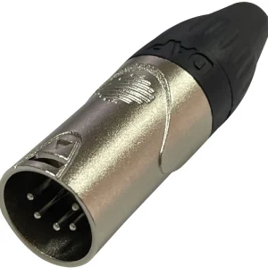 Online Kaufen DAP-Audio XLR 5P X-Typ – Stecker, schwarze Endkappe, Nickelgehäuse