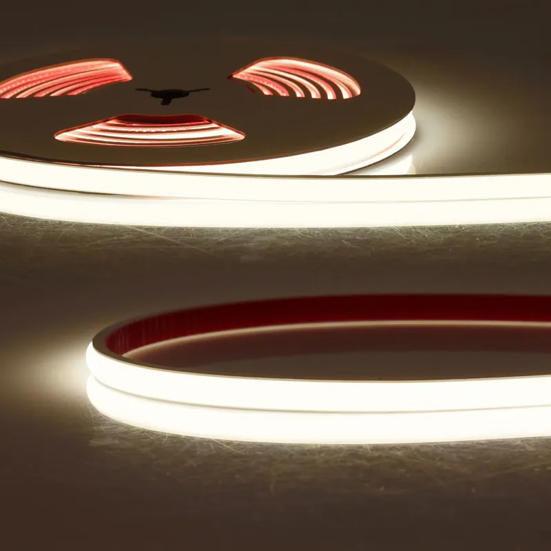 Echt ISOLED LED FC927 24V Flextube 10 W, IP66, 2700K, 5m Rolle, 240 LED/m, MiniAmp, MiniCut