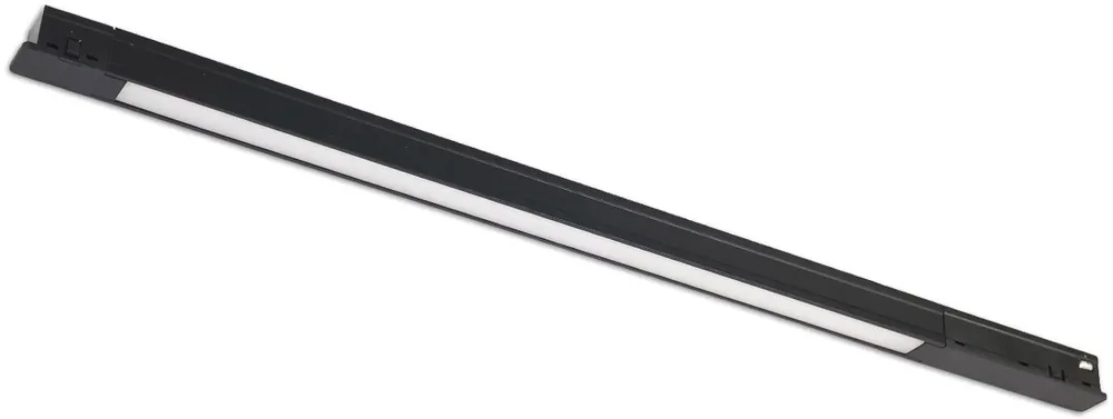 Must-Have ISOLED Track48 Leuchte Mini Linear, schwarz, 42cm, 10W, prismatisch, 48V DC, 4000K, CRI90, Line