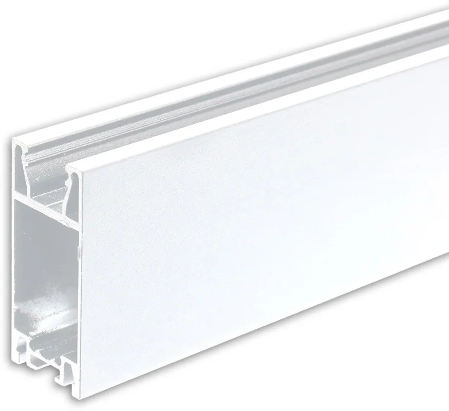 ISOLED Gardinenprofil Curtain10 ONE HIGH, weiß RAL 9010, 200cm Gratis Versand
