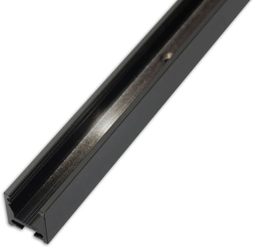 Nur Für Kurze Zeit ISOLED Gardinenprofil Curtain10 ONE FLAT, schwarz RAL 9005, 200cm