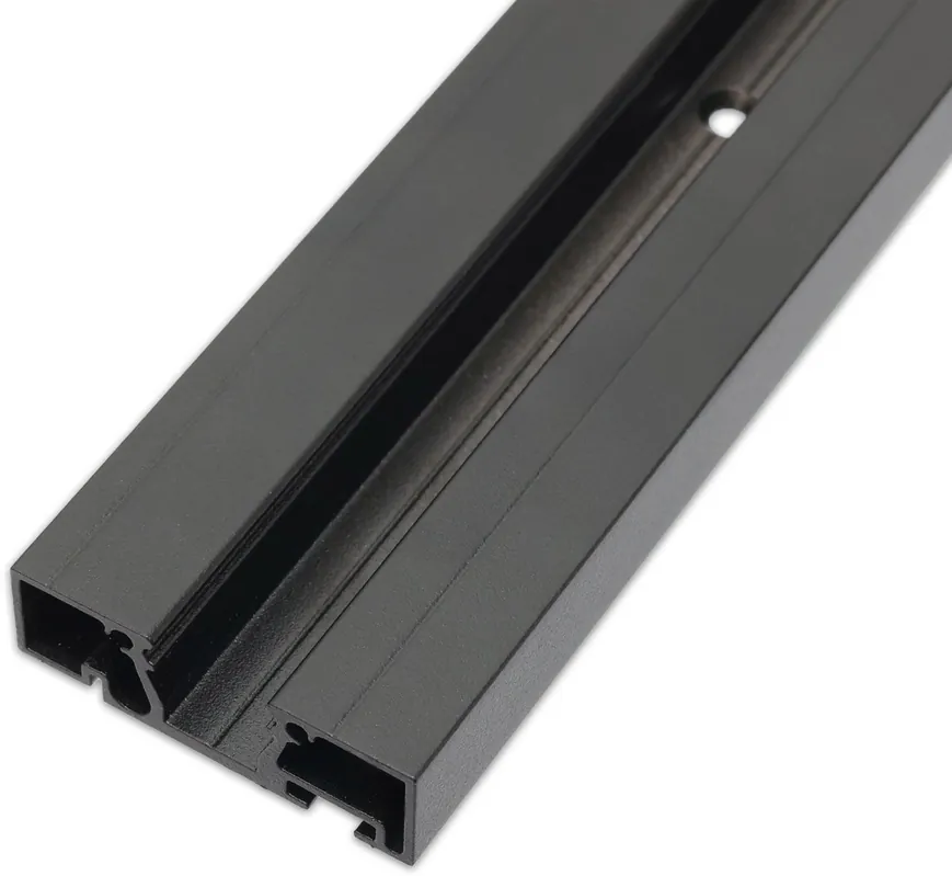Wochenendangebot ISOLED Gardinenprofil Curtain10 ONE, schwarz RAL9005, 200cm