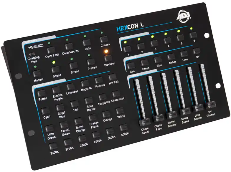ADJ HEXCON L 36-Kanal-DMX-Controller Neue Kollektion