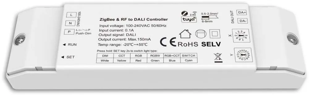 ISOLED Sys-Pro + ZigBee 3.0/Push auf DALI DT6/DT7/DT8 Konverter und 150mA DALI-PS, 230V Sale