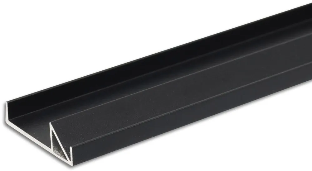 ISOLED LED Regalkantenprofil FURNIT10 SHELF, 19mm, Aluminium, schwarz, RAL9005 Schnäppchen