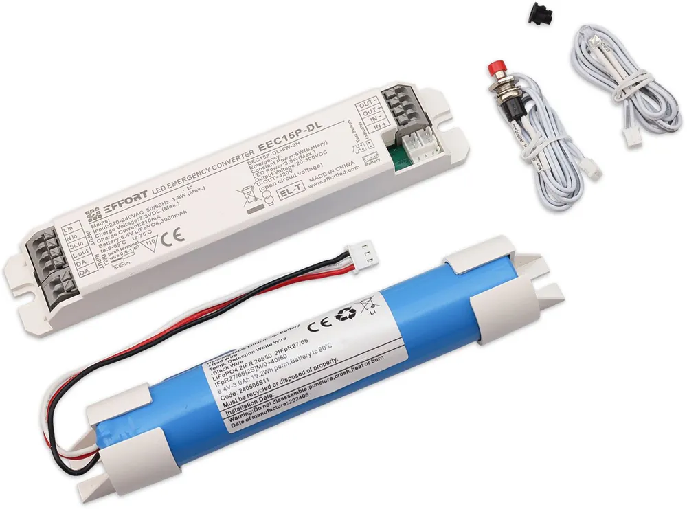ISOLED Notstrom-Akkumodul LiFePO4 EL-T Selftest 3000mAh, 5W (20-300 V) Must-Have