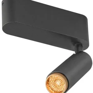 Aktuell SLV GRIP! S, Deckenaufbauleuchte, single, PHASE, 2700 K, 11 W, 29°, schwarz / gold