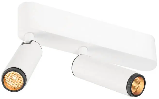 SLV GRIP! S, Deckenaufbauleuchte, double, PHASE, 2700 K, 21 W, 29°, weiß / schwarz Top-Seller