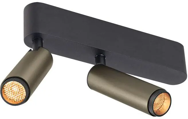 Sale SLV GRIP! S, Deckenaufbauleuchte, double, PHASE, 2700 K, 21 W, 29°, bronze / schwarz