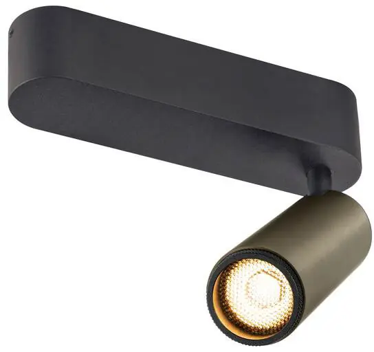 SLV GRIP! M, Deckenaufbauleuchte, single, PHASE, 3000 K, 14 W, 42°, bronze / schwarz Kracherpreis