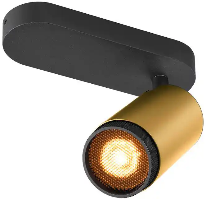 Kostenloser Versand SLV GRIP! L, SPOT CL, single, QPAR51, Deckenaufbauleuchte, zylindrisch, 1 x max. 6 Watt, gold