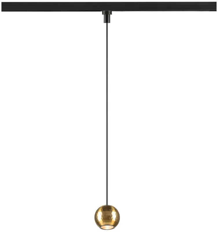 SLV DYSKO, 1~ Pendelleuchte, PHASE, Pendellänge 200 cm, 2700K, 36°, schwarz / gold Angebot