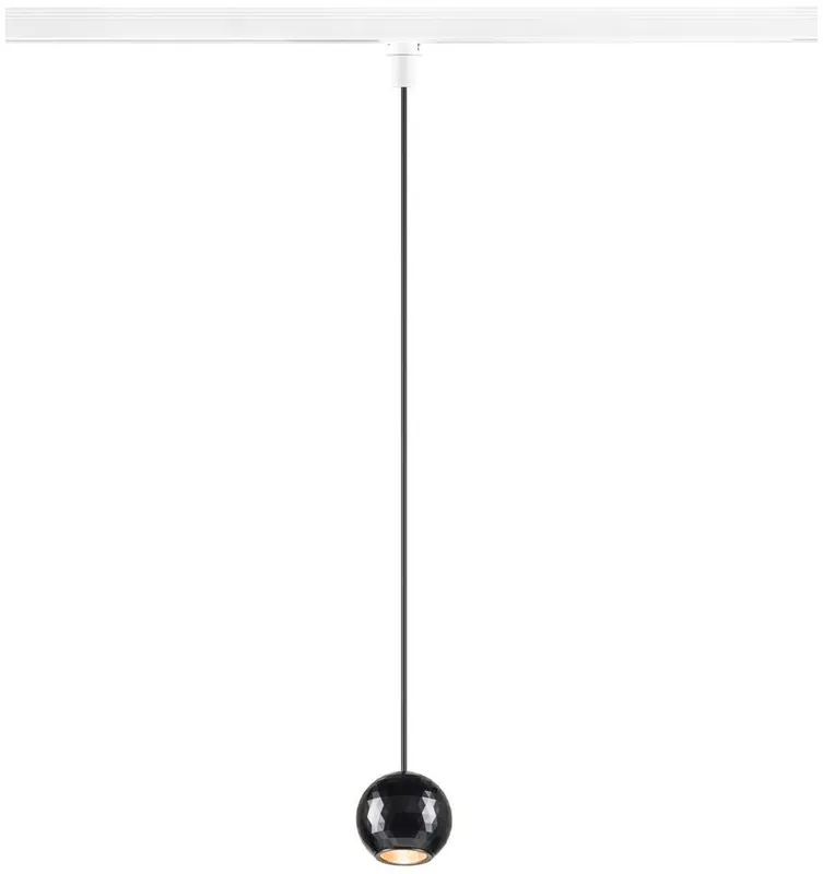 SLV DYSKO, 1~ Pendelleuchte, PHASE, Pendellänge 200 cm, 2700K, 36°, weiß / schwarz Nur Für Kurze Zeit