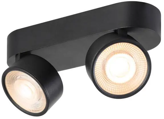 Meistverkauft SLV KALU 2.0, Wand- und Deckenaufbauleuchte, PHASE, 2700 K, 19 W, 36°, schwarz