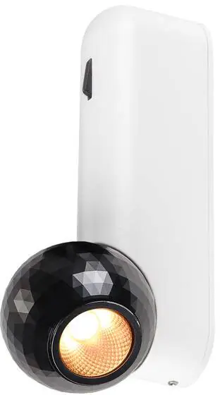 Aktuell SLV DYSKO, Wand- und Deckenaufbauleuchte, switch, single, PHASE, 2700K, 6.7 W, 36°, weiß / schwarz