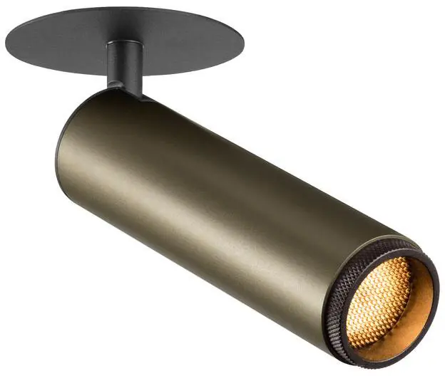 SLV GRIP! M, Deckeneinbauleuchte, PHASE, 2700 K, 42°, IP20, zylindrisch, bronze / schwarz Bestseller