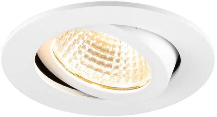 SLV NEW TRIA® 68, Deckeneinbauleuchte, PHASE, AIRTIGHT, rund, 3000 K, 7.5 W, weiß Direkt Vom Hersteller