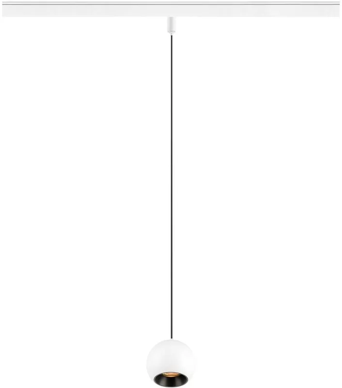 Markenware SLV LIGHT EYE® 2.0, 48V Pendelleuchte, DALI, Pendellänge 200 cm, 2700K, 30°, weiß / schwarz