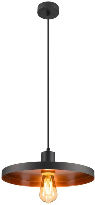 Neu Im Sortiment SLV LALU® SET, Pendelleuchte, E27 Base, PLATE 33, Pendellänge 200 cm, 1 x max. 7.5 W, schwarz