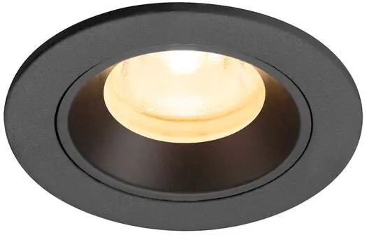 Finale Aktion SLV NUMINOS® XS, Deckeneinbauleuchte, 3000 K, 40°, IP20, rund, schwarz