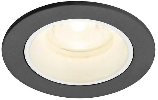 Aktuell SLV NUMINOS® XS, Deckeneinbauleuchte, 4000 K, 40°, IP20, rund, schwarz / weiß