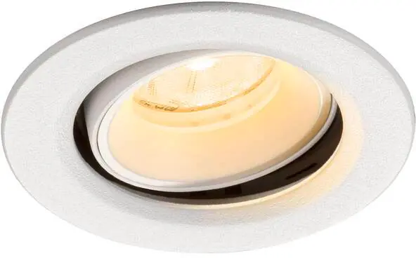 SLV NUMINOS® MOVE XS, Deckeneinbauleuchte, 3000 K, 20°, IP20, rund, weiß Zertifiziert